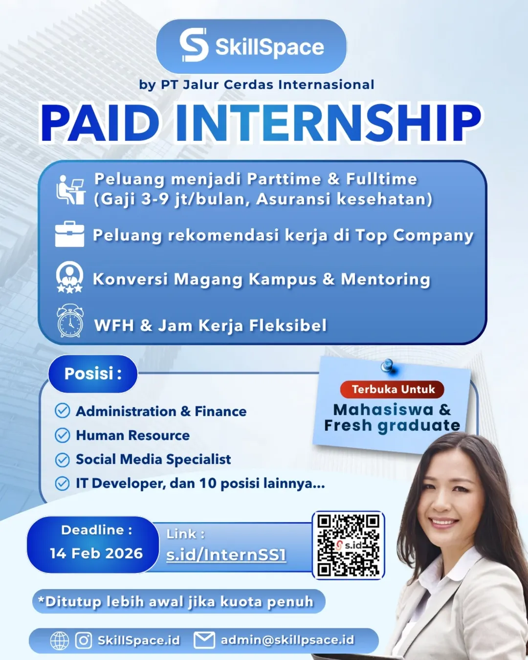 SkillSpace Internship Program - Prodi Sistem Informasi